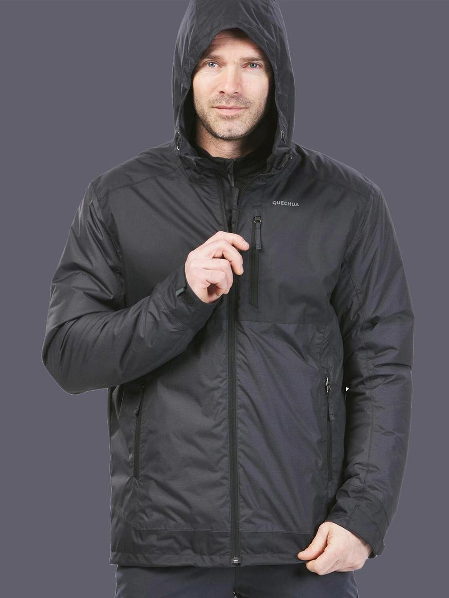 mirxa_sehran's tweet photo. @myntra @MyntraSupport Can anyone honestly say these are the same jacket? I ordered a Quechua NH500 Jet Black, received a black-grey variant without Quechua branding, exchanged it, and got the same wrong item again. Now my return is rejected. Extremely disappointed from Myntra. https://t.co/Y7apD4oR4H