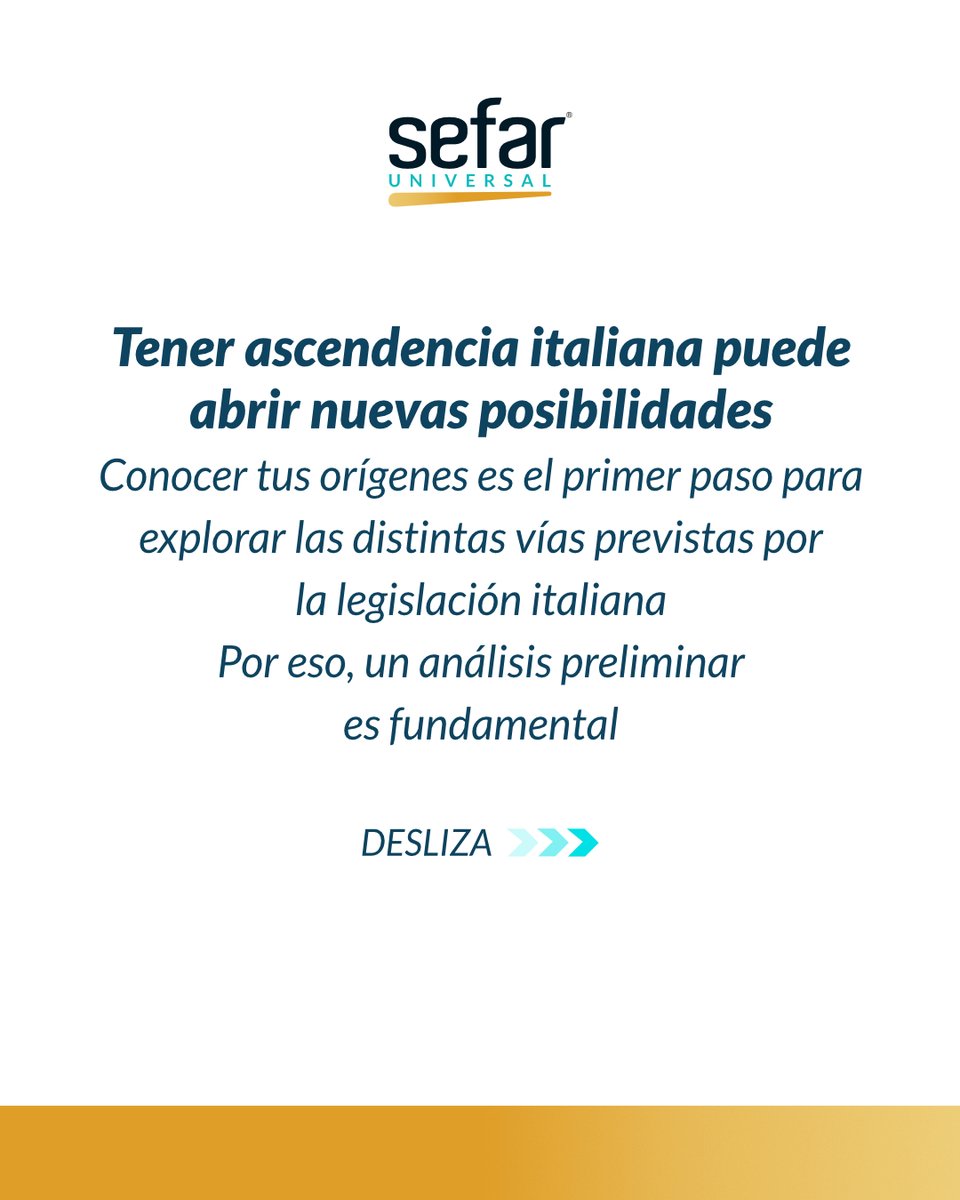 SefarUniversal's tweet photo. 🇮🇹 ¿Tu apellido tiene origen italiano?

Terminaciones como -ini, -elli, -etti o -oni son comunes en muchos apellidos italianos. Aunque el apellido no garantiza el derecho a la ciudadanía, puede ser una pista importante sobre tus raíces. https://t.co/3oHHoHL7Ia