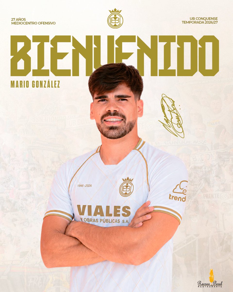 UBConquense's tweet photo. OFICIAL | Mario González, nuevo fichaje de la UB Conquense.

🔗 https://t.co/EM85bdMtjc

Olfato goleador, calidad y experiencia para el centro del campo y el ataque blanquinegro.

¡Bienvenido a Cuenca, Mario! 🤍🖤

#SomosCuenca https://t.co/pYMh6a6dBX