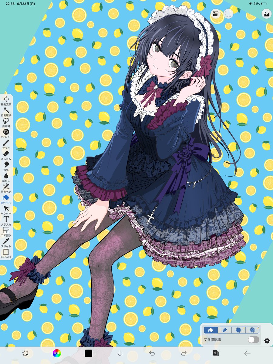「KAWAII&MOEの研究其の捌 あと小物と色のはみ出しとか整えたら終わりです。」|南⃝ 風⃝ 野⃝（🅷🅰🅴🅽🅾）のイラスト