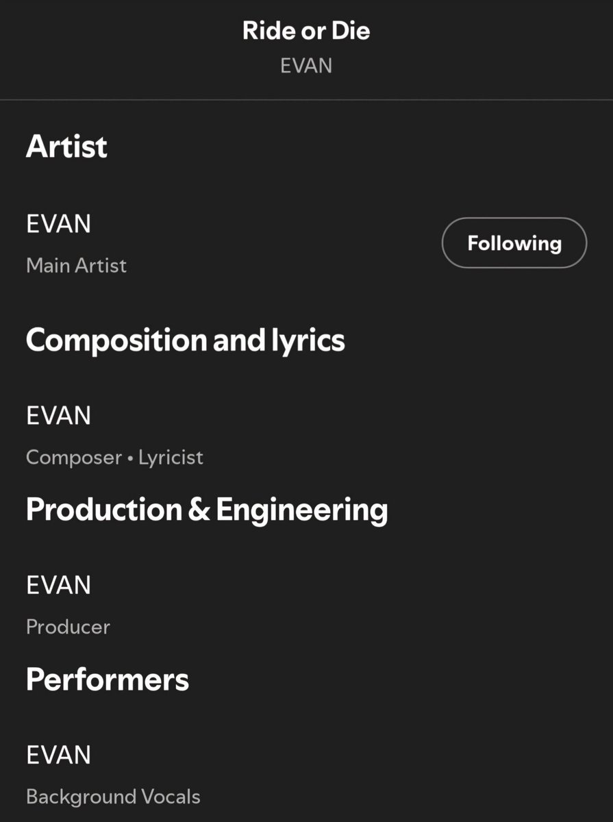 yunahtednation's tweet photo. damn the credits on this song being all him
#impressiveaf https://t.co/4sQ0Lm4Tc7