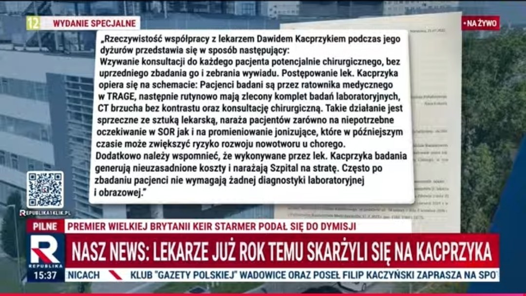 szachmad's tweet photo. Kryminał, to działo się w Szpitalu Południowym. I to, co wyrabiał Dawid Kacprzyk pod parasolem ochronnym najbardziej wpływowych polityków KO. https://t.co/pvnUkQVbCx