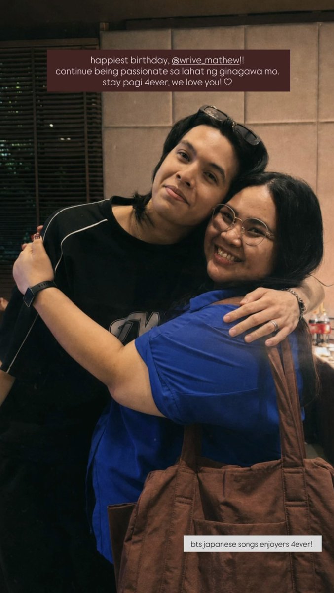 KathyinParis's tweet photo. [WRIVE] 

Mathew with Ms. Steffi 

such a big baby 😻

#WRIVE #WRIVE_Mathew #BosschipMathew #Mathew_Cruz https://t.co/AO2KBv6Fkq