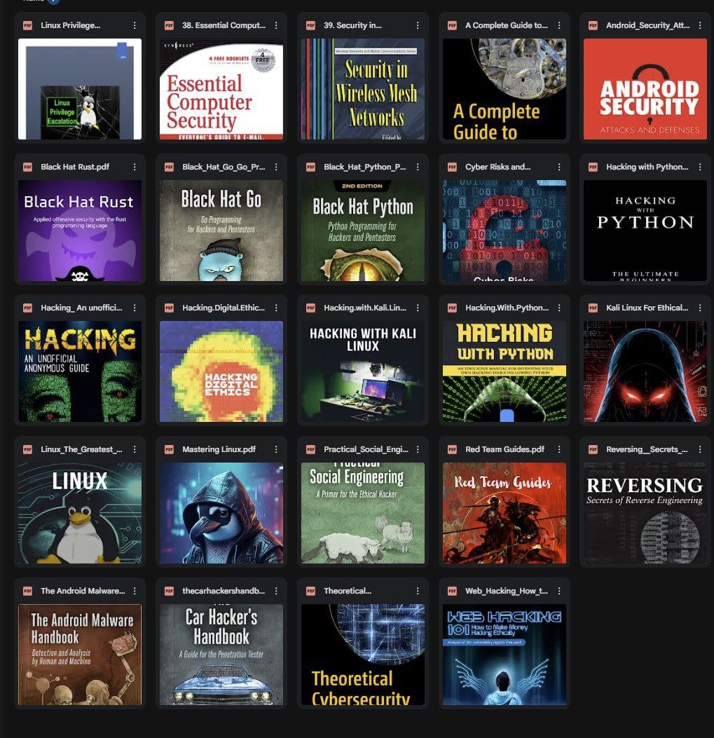 VivekIntel's tweet photo. 🎓 Cybersecurity Books Collection
(Ethical Hacking • Red Teaming • Malware • Linux • Programming) 

 https://t.co/sbOMMjFosQ https://t.co/uoZzoDiSK7