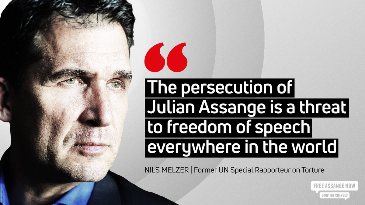 FreeAssange_eu's tweet photo. "Die Verfolgung von Julian Assange ist eine Bedrohung für die Redefreiheit auf der ganzen Welt"

-- Prof. @NilsMelzer
ehem. UN-Sonderberichterstatter

#PardonAssange
#JournalismIsNotACrime

via @SomersetBean https://t.co/dZ0MG4FLUd