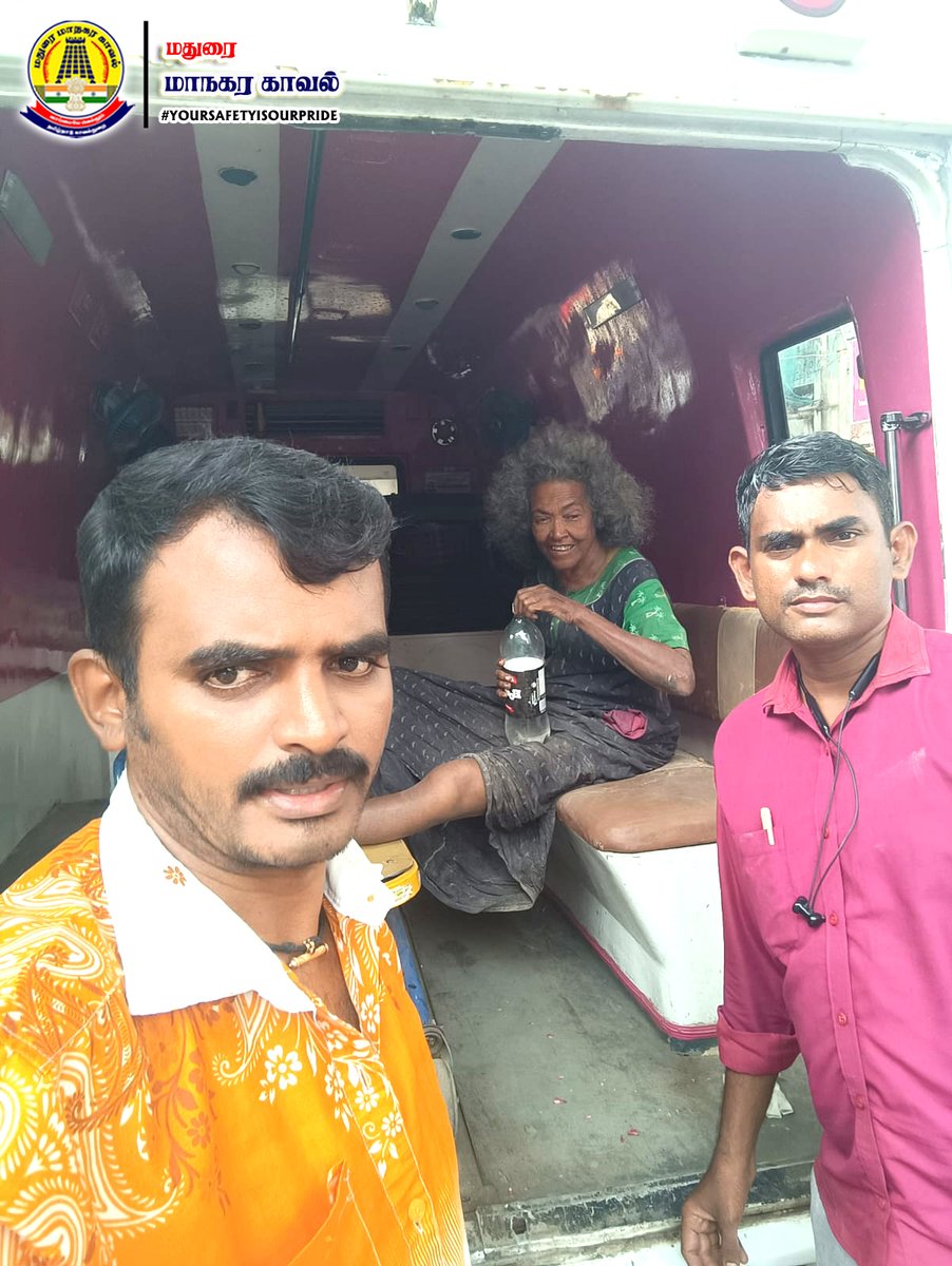 Mdu_CityPolice's tweet photo. மனநலம் பாதிக்கப்பட்ட முதியவருக்கு  உதவிய மாநகர காவல் கரங்கள் அமைப்பை சார்ந்த காவல்துறையினர்  
மேலும் விபரங்களுக்கு,
https://t.co/l9Skilr82d

#tnpoliceoffl #MaduraiCityPolice #madurai #kavalkarangal #rescue #goodwork #publicappriciation #publicservice https://t.co/3rkJRr7Oza