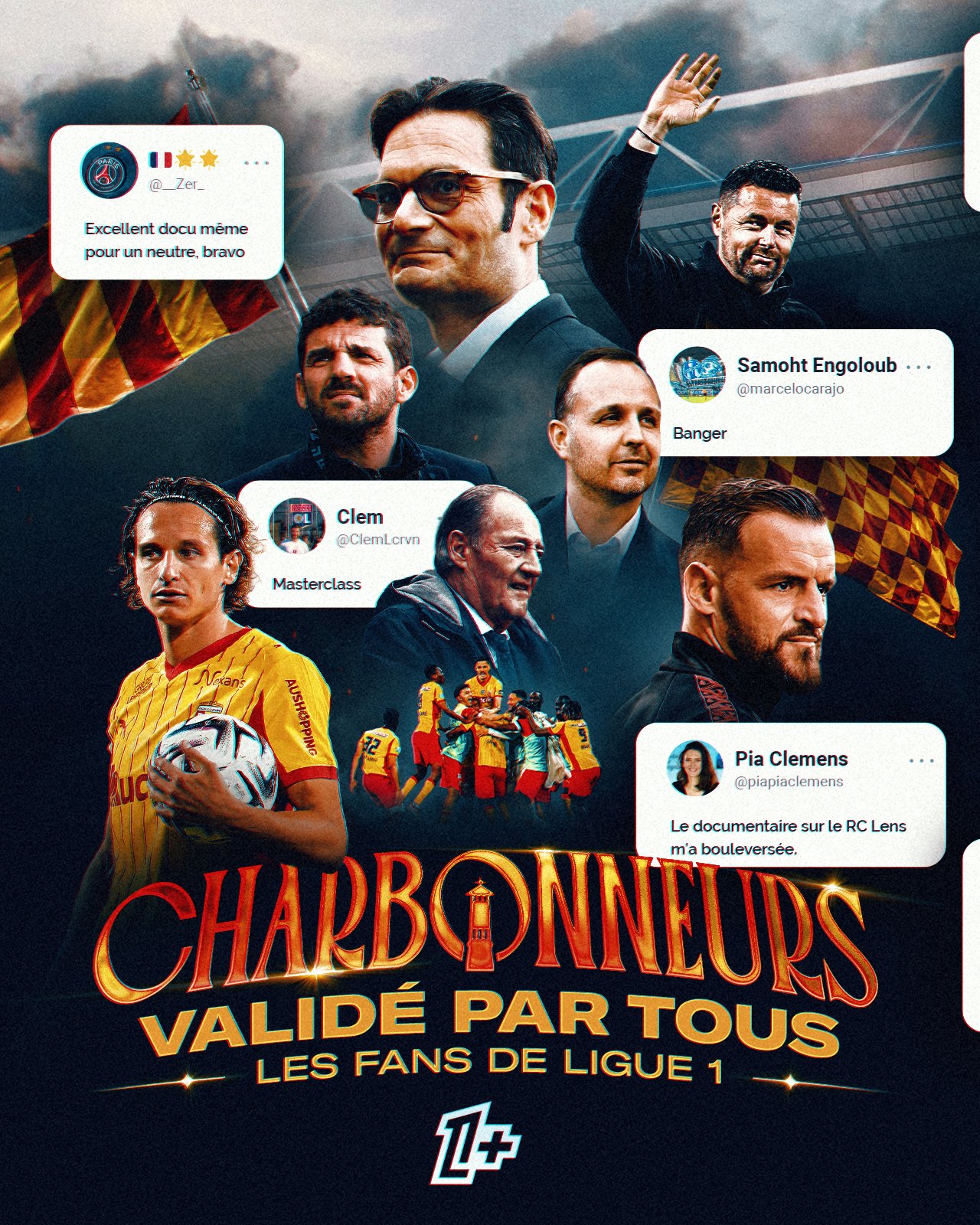 Fans du Paris SG, de l'Olympique de Marseille, de l'Olympique Lyonnais...