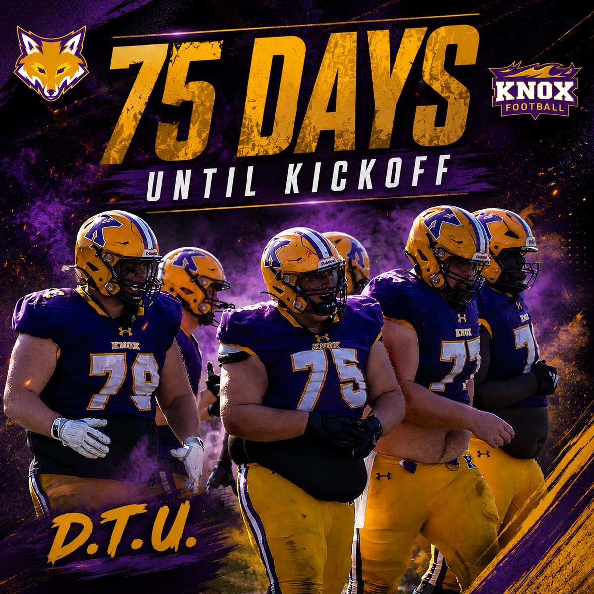 FB_KnoxCollege's tweet photo. 75 Days Until Kickoff!! #ForgedinFire https://t.co/YcQ9OTwNgn