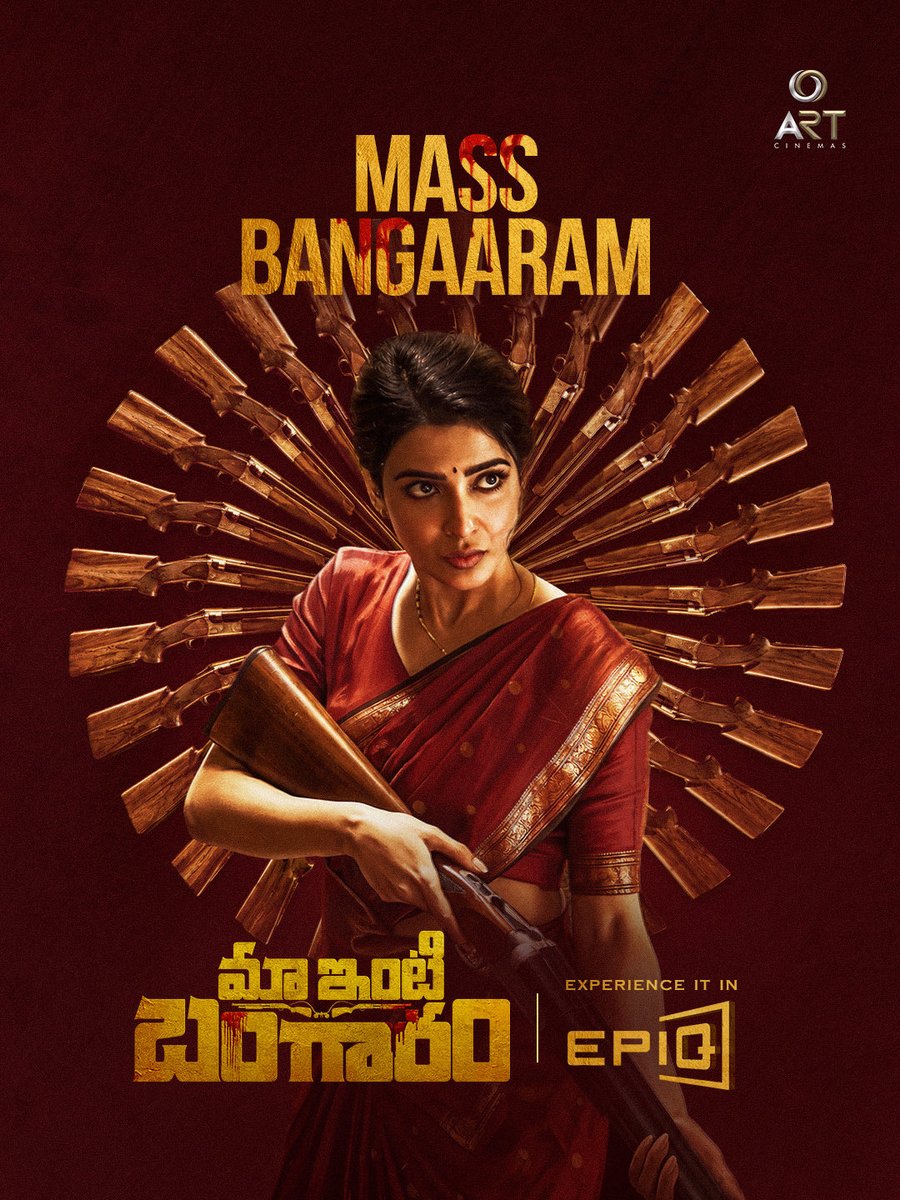 Teamtwts2's tweet photo. She didn't carry the action scenes.

She OWNED them. ❤️‍🔥

Every expression hit.
Every emotion landed.
Every frame elevated.

Our one and only MASS BANGAARAM. 👑🔥 @Samanthaprabhu2

BLOCKBUSTER SAMBHAVAM
#MillionDollarBangaaram 

#MaaIntiBangaaram
#SamanthaRuthPrabhu https://t.co/H6kTktm0jU