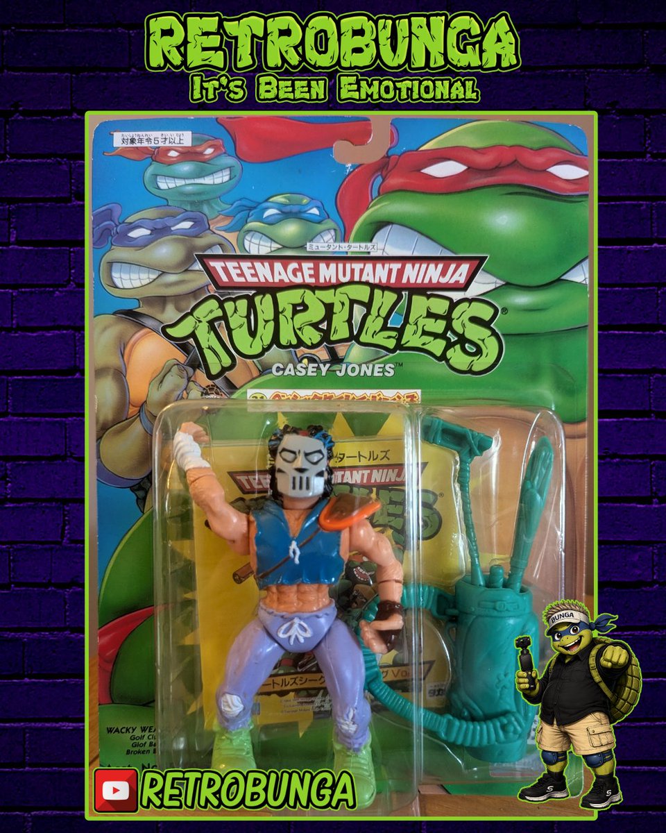 RETROBUNGATV's tweet photo. I am a big fan of #CaseyJones so had to pick up this Japanese 90's version action figure 

The #TMNT collection is coming along in the collection room 

#retrobunga #toyhunting #toys https://t.co/G2lflxTDUo