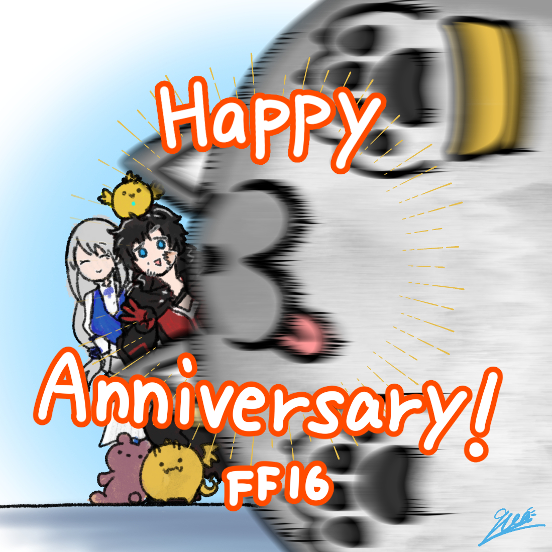 kumanoesa1123's tweet photo. 🎊ファイナルファンタジー16 3周年おめでとうございます🥳
トルガル3周年嬉しいね‼️ナデナデしてあげよう‼️
❤️(×)ボタン∞
#FF16 https://t.co/gHE6hlXovR