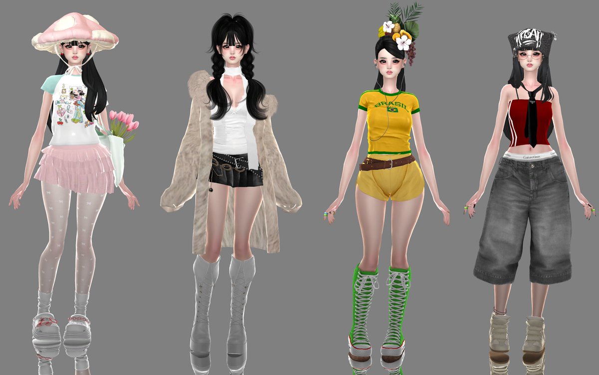 Coisa_Fofa's tweet photo. BACK WITH RANDOM LOOKBOOK! No ghsade yet. https://t.co/6bVCEgltTI
