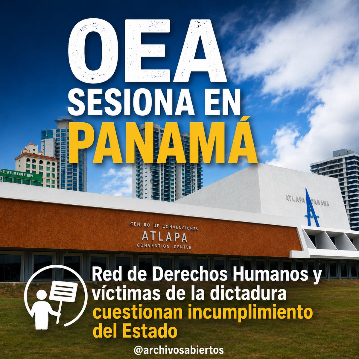 GriselB's tweet photo. La OEA sesionará frente a vacíos de cumplimiento del Estado panameño en materia de derechos humanos.
 https://t.co/roWx7ZO7IN https://t.co/1dDWEctHxz