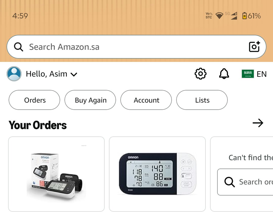 asim1685's tweet photo. @AmazonHelp This is how @AmazonKSA is killing people. The first Omron BP device is delivered to the wrong address so I ordered the another one and again the order is delivered to the wrong address. The result is, I am admitted in hospital. Amazon is playing with the lives of people. https://t.co/jlBwGXkqu4