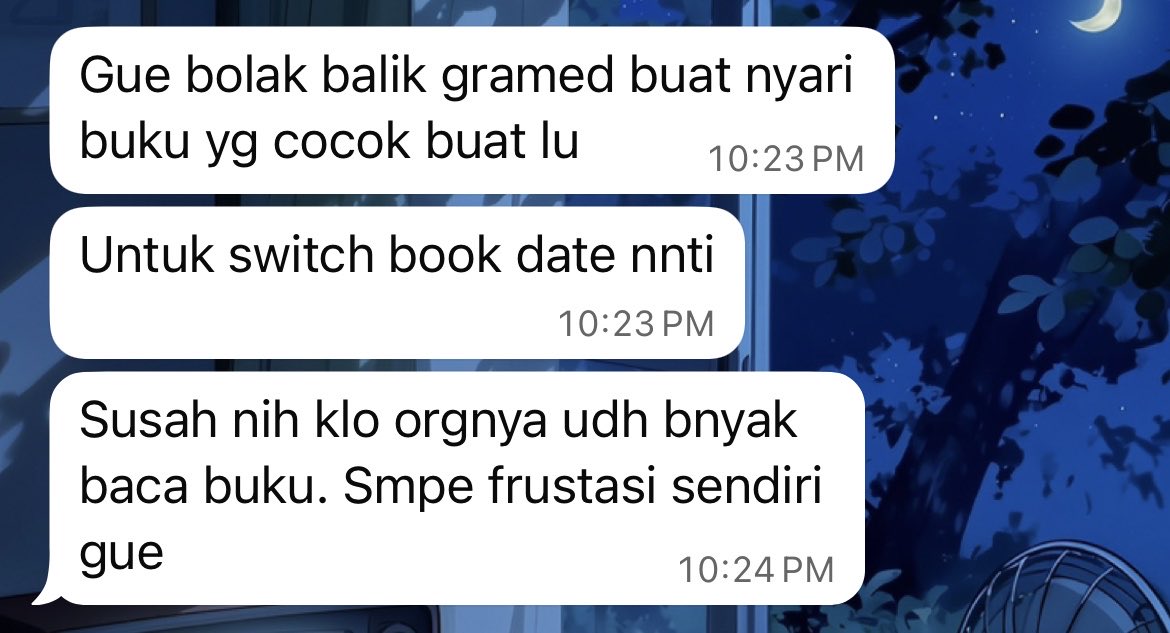bunnyandpooh's tweet photo. kakak-kakak yang belum tau ini yang namanya dicintai secara ugal-ugalan versi booktwit yah 😌 https://t.co/kvsR7PaJlv