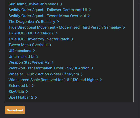 flaps8283's tweet photo. trying to install 1 (one) ui mod for skyrim https://t.co/SqoLhxFigT