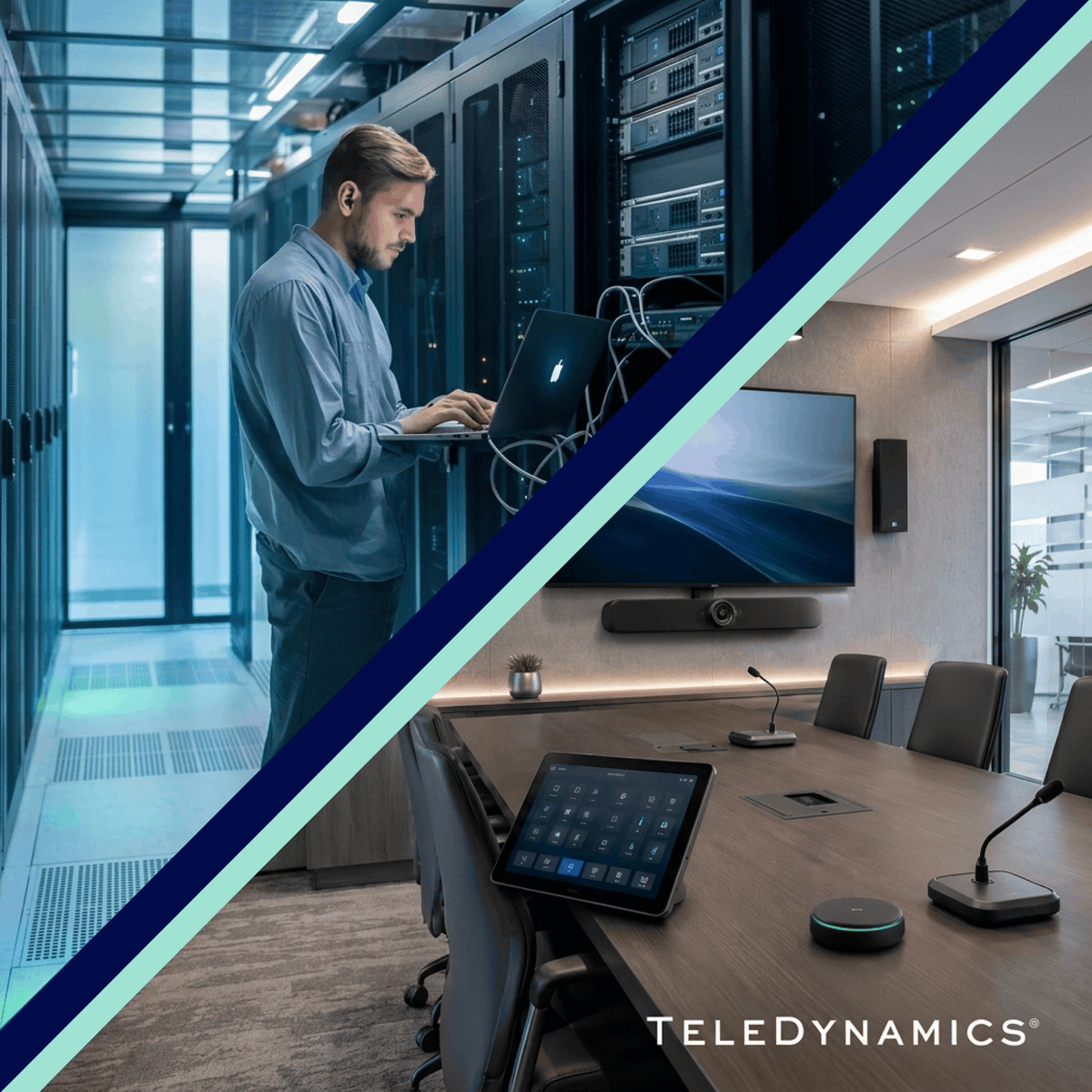 TeleDynamics_TX's tweet photo. Modern meeting spaces require more than connectivity. Learn how AVLANs and AVIoT are reshaping collaboration networks and influencing QoS, segmentation &amp; real-time media design 👉🏾 https://t.co/vn8I5Bbi6x

#UC #Videoconferencing #NetworkDesign #AVoverIP #VLAN #QoS #Collaboration https://t.co/XQtPaV0VoQ
