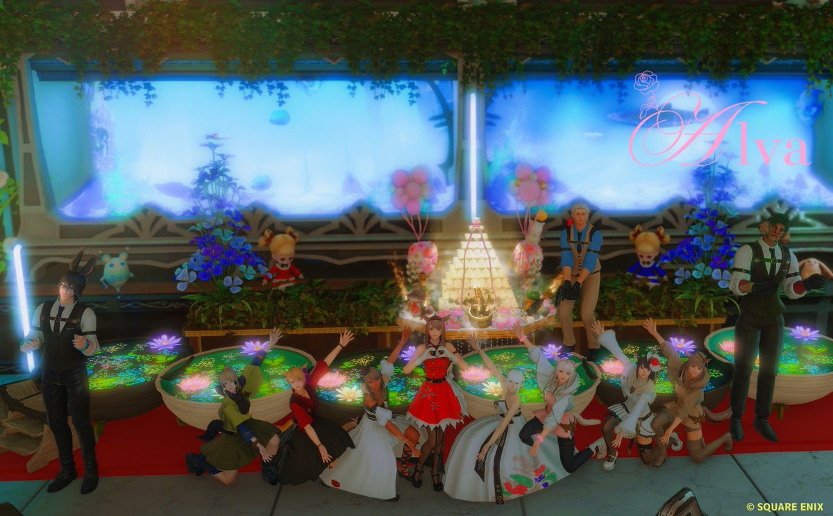 SHINO1612068's tweet photo. 遅くなりましたが土曜日のお礼です
ツリーにて！
#Alva_FF14 https://t.co/HX01XcDaTV