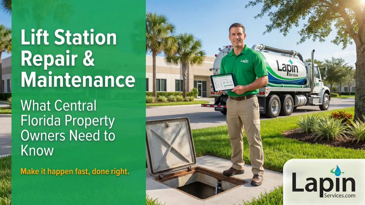 LapinServices's tweet photo. Lift station problems don’t wait — and neither do we. 🚨 Lapin Services provides inspections, cleaning, repairs, and full rehab services to keep Central Florida wastewater systems running 24/7. Learn more in our latest blog 👇 https://t.co/PZYVNbudKm https://t.co/A78WdjLlEj