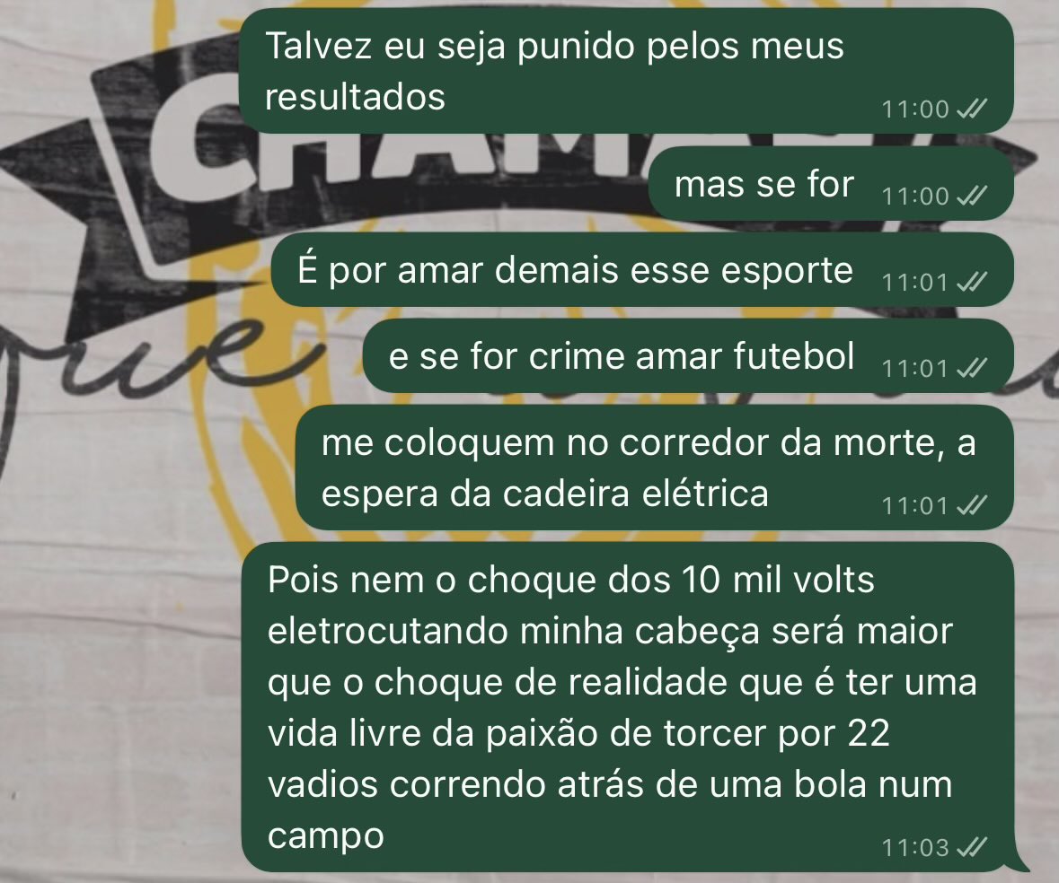 el_arruda's tweet photo. esse foi meu discurso após os palpites do bolão de hoje. COPA DO MUNDO, E NADA MAIS! https://t.co/pM7kIGuh02