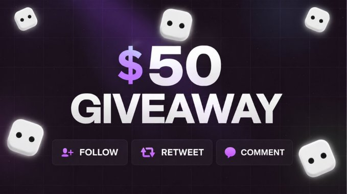 DiceyRewards's tweet photo. 🎁$50 GIVEAWAY 🎁

1⃣ Follow @DiceyRewards 
2⃣ Like and Retweet
3⃣ Tag 2 Friends
4⃣ Join our Discord

- Ends in 48 hours. https://t.co/3qiqbrHesJ