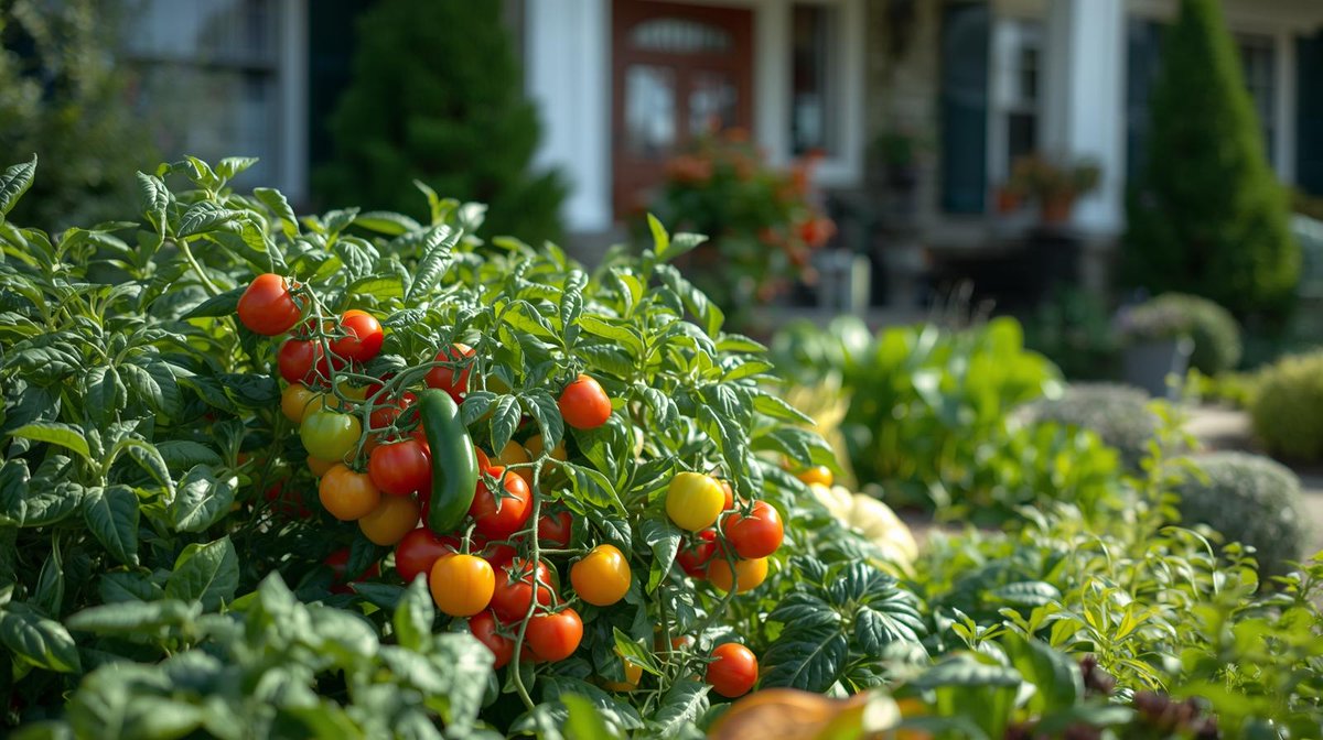 kepile01's tweet photo. You don’t need acres of land to grow vegetables. In fact, all you need is a little space in your front yard.

The following excerpt from “Gardening Your Front Yard” by Tara Nolan shows you how.
 https://t.co/wLIwCEWxZl https://t.co/9Bf1zozsD8