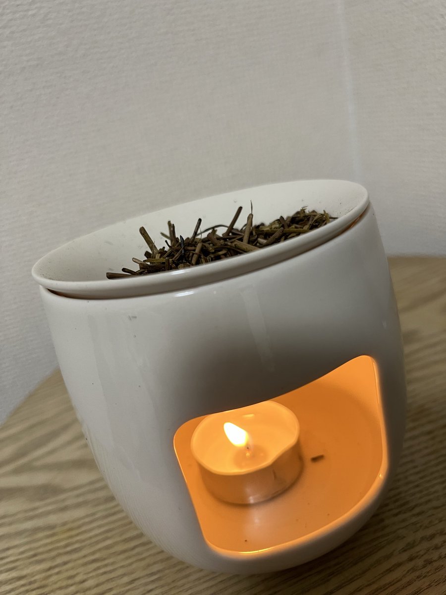 8433KR's tweet photo. この3ヶ月くらいほうじ茶にどハマり中
飲むだけでは止まらず、使った葉っぱをお風呂に入れたり、キャンドルで香りを楽しんだりラジバンダリ

いろんな種類飲んだけど、高めの棒ほうじ茶よりそこらへんのスーパーで売ってるお手頃のほうじ茶のが好き

この葉っぱ中毒から抜け出せない🌱
最高の香り！ https://t.co/V63LdaRv9k