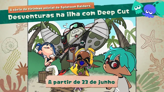 rodrigocoelhoc's tweet photo. 🔴 Nintendo anuncia quadrinhos de Splatoon Raiders no Nintendo Today

A partir de 23 de junho, o aplicativo Nintendo Today! começará a publicar diariamente uma série de tirinhas intitulada "Desventuras na ilha com Deep Cut". Os quadrinhos apresentarão uma história inédita que não será contada dentro do jogo, expandindo o universo de Splatoon Raiders antes do lançamento oficial.

Splatoon Raiders chega exclusivamente no Nintendo Switch 2 no dia 23 de julho.