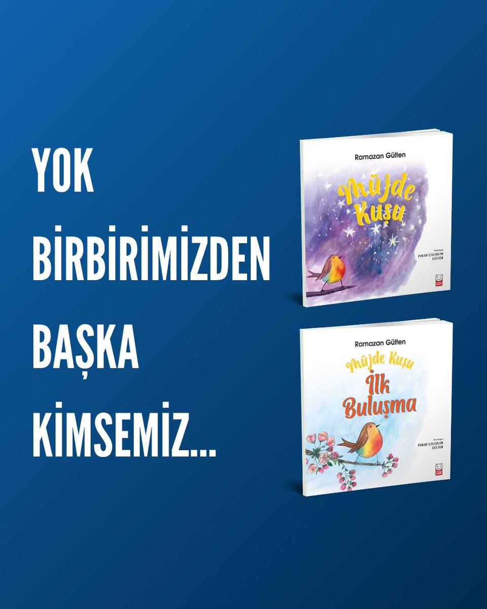 pinarcaliskn's tweet photo. Müjde Kuşu ve Müjde Kuşu: İlk Buluşma kitaplarımıza gösterdiğiniz yoğun ilgi için eşim @ramazangulten_ ile birlikte hepinize teşekkür ederiz.

Umudumuzu kaybetmeden, haksızlıklar karşısında duygusal dayanıklılığımızı koruyarak ve hepimizin yapabileceği şeyler olduğunu bilerek yaşamaya, üretmeye, yolumuza devam ediyoruz.

Dayanışma gösteren, yanımızda olan ve desteğini hissettiren herkese çok teşekkürler.

Bu süreci birlikte aşacağız. 
@krmzkedikitap @krmzkedicocuk