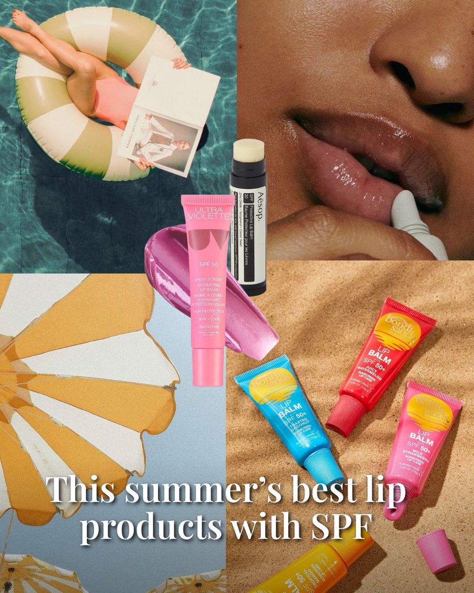IconomicNetwork's tweet photo. Sun protection doesn't stop at your skincare.
These SPF lip products keep lips feeling soft, hydrated and protected through the hottest days of summer. https://t.co/ei6LQLDOTK