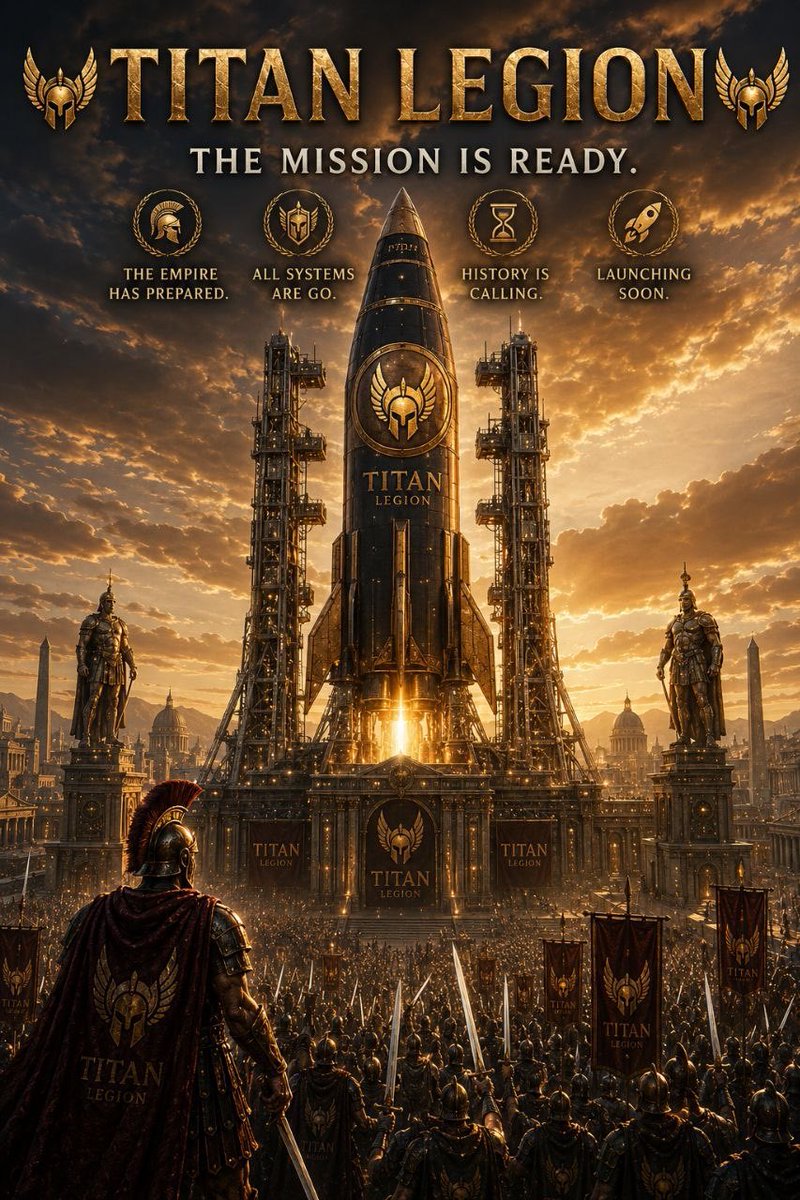 larick00's tweet photo. @JR5_Crypto Community is the foundation of every successful launch.

Titan Legion isn’t waiting for launch day to build momentum—we’re building it now. ⚔️🔥

Join the movement:
X: @RiseOfTitan1000
TG: https://t.co/hvjsiAEJzy https://t.co/oTa27TnkJ5