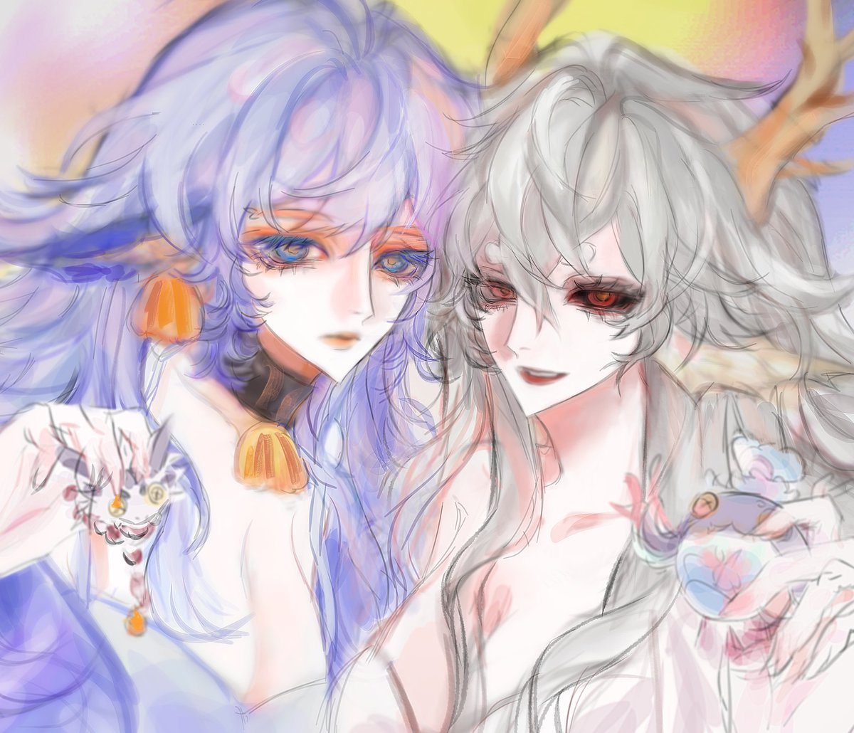 jumporhang's tweet photo. #onmyoji 트친님 이벤트로 그린 스즈센입니다 https://t.co/EEVbxbhhLQ