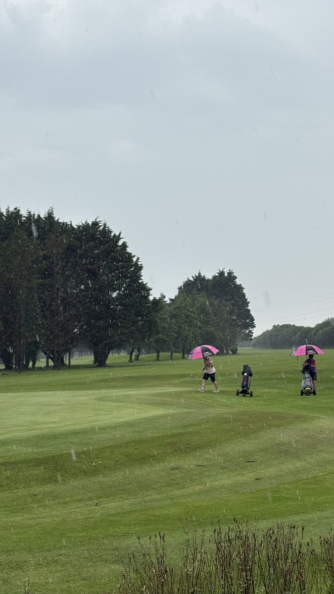 DevonGolf's tweet photo. Women’s Senior Championships @Holsworthy_Golf - the sun isn’t shining any more. It’s a lot of rain! https://t.co/AQoImxKzuC