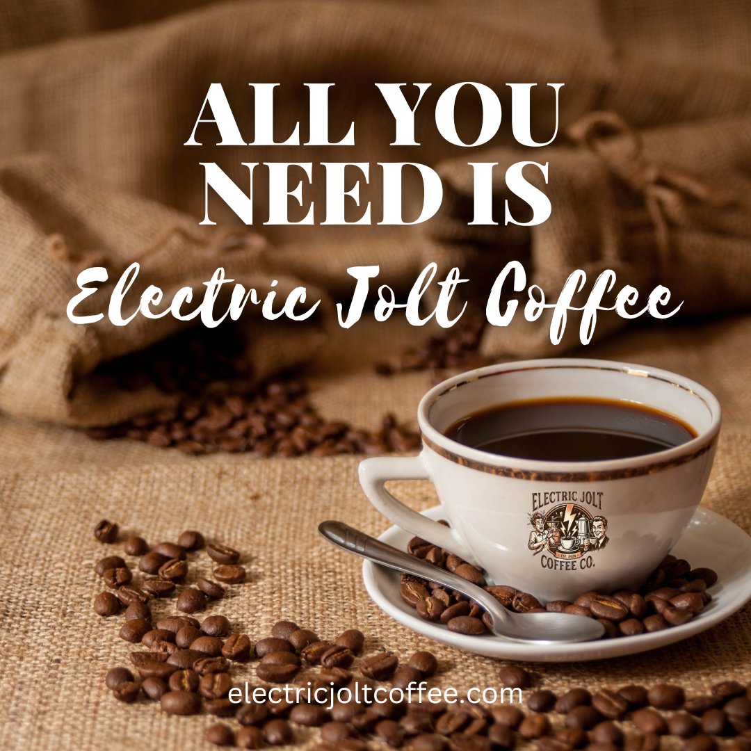 ccarter1969's tweet photo. When clarity matters and energy counts, choose the spark that delivers.
Electric Jolt Coffee, fuel for minds that move.

Order here: https://t.co/VOPOV22XJl https://t.co/aovxFqwf9U