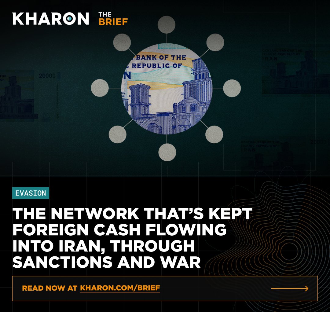 KharonData's tweet photo. Iran has relied for years on “shadow” banking networks to evade sanctions and move billions of dollars’ worth of trade across borders. The Iranian Money Changers Society and its high council have been at the center of it.

Here’s how the shadow system works: https://t.co/bcJUSz8qpC