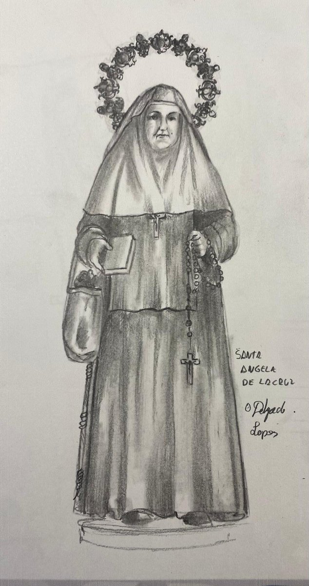 DoloresdelCerro's tweet photo. ✝️Santa Ángela de la Cruz y Santa Teresa de Jesús simbolizarán, junto a los demás santos que se representen en la base de los varales, las virtudes teologales y cardinales de la santidad y su contribución con su vida al sostenimiento espiritual de la Iglesia Diocesana. https://t.co/xg1p6Y5fXb