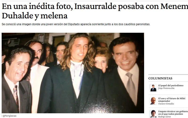Tomidiazcueto's tweet photo. Ahí tenes a toda la runfla de Lomas De Zamora: Toledo, Duhalde, Insaurralde. Y fotito con Carlos Menem. https://t.co/gO3f5xnwAg