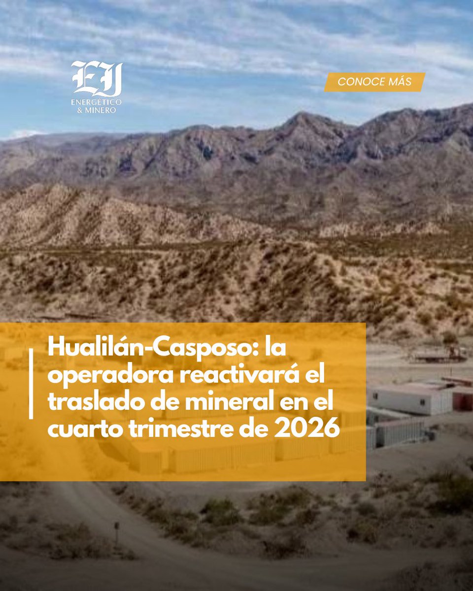 inversorener's tweet photo. 🚚⛏️ Hualilán confirmó cuándo retomará el transporte de mineral y garantiza los contratos vigentes

🔗 https://t.co/ElSw53oZin

#Minería #Hualilán #SanJuan #Oro #Logística #DesarrolloMinero https://t.co/eEDaCmT68o