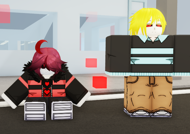 TheSorren's tweet photo. As an add-on, the reason I drew Player like this is from my roblox avatar (yes I gave player pjs, just a little headcanon of mine) https://t.co/V0etRLb8WG