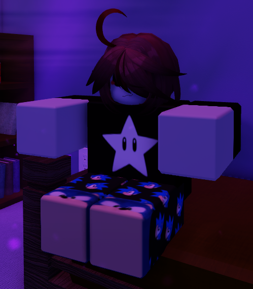 TheSorren's tweet photo. As an add-on, the reason I drew Player like this is from my roblox avatar (yes I gave player pjs, just a little headcanon of mine) https://t.co/V0etRLb8WG