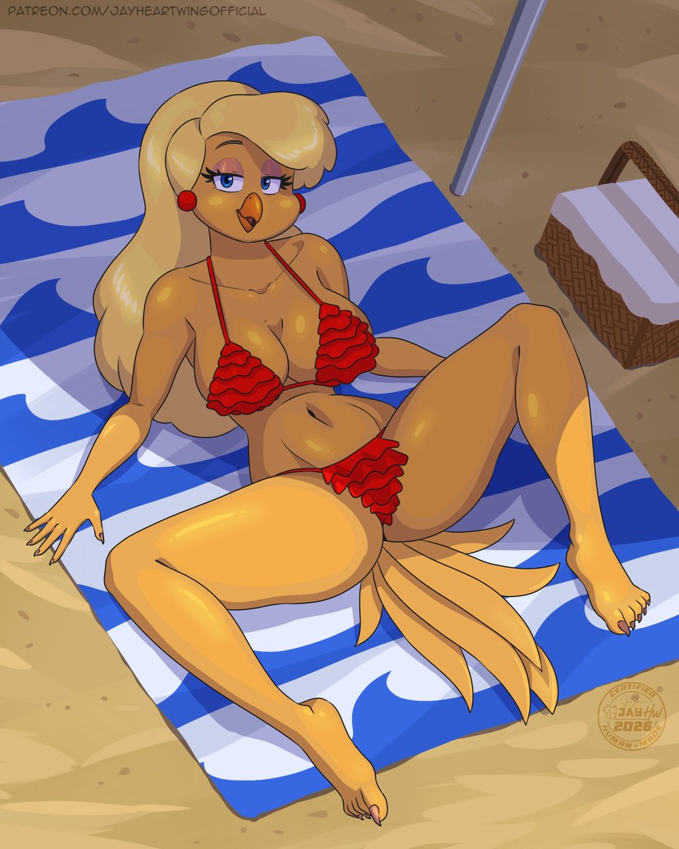 JayHeartwing's tweet photo. Goldie Pheasant's summer is just starting^^

- art 2026, a comm for OspreyHawk https://t.co/LY0dCXogeY