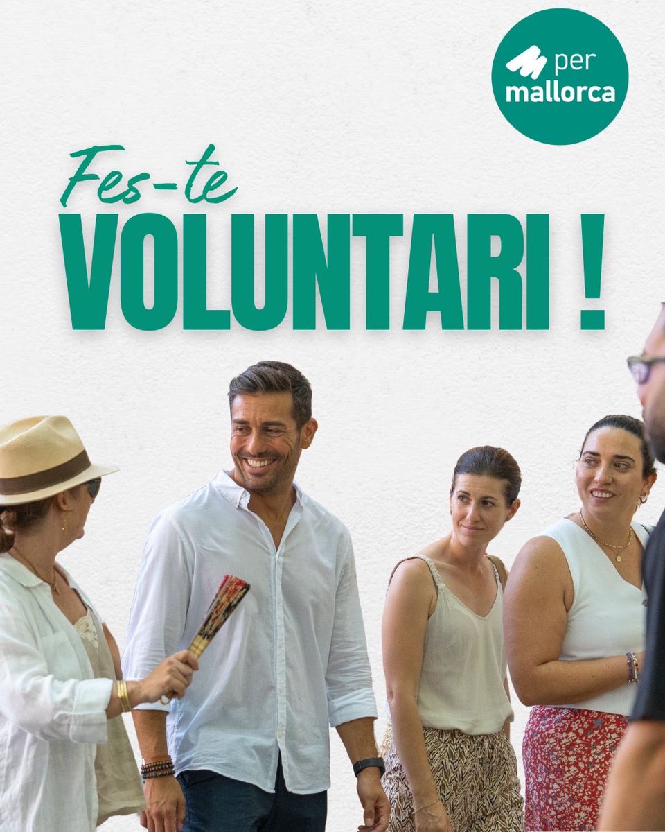 cPerMallorca's tweet photo. Els grans canvis comencen amb una passa.

Vols ajudar a defensar els interessos de Mallorca? Vols participar en actes, campanyes i iniciatives arreu de l’illa?
Necessitam gent com tu.

🔗 https://t.co/jz2Ur2S1eu https://t.co/CxDQ44Mux7