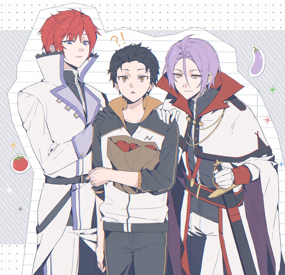 chi_bu92189's tweet photo. #re0 ❤️>🧡<💜 https://t.co/d77l0tcq48