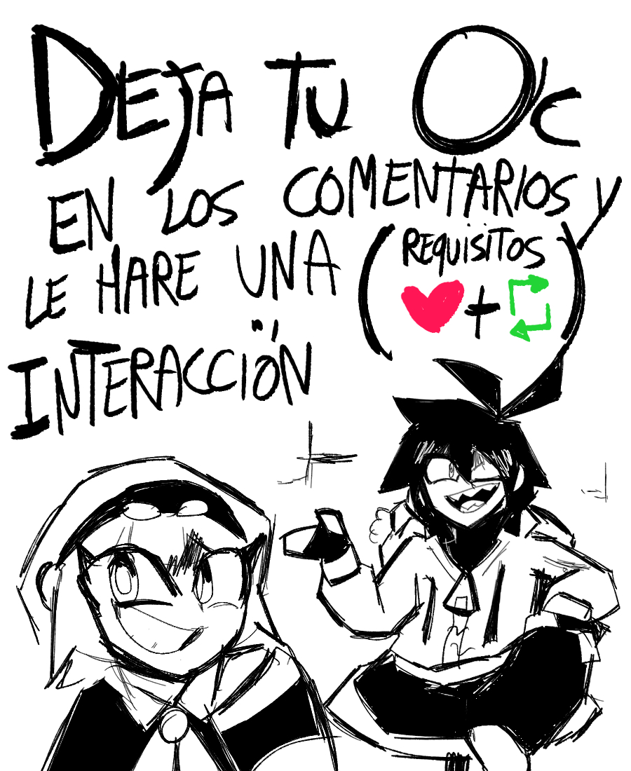 NoireMatt's tweet photo. [ #DíasComunes ]

Quiero seguir dibujando oc's, pero tambien quiero hacer contenido de los mios, así que para poder hacer un poco de ambas les dejo esta dinamica algo autoexplicativa :D https://t.co/T7sA4NltZS