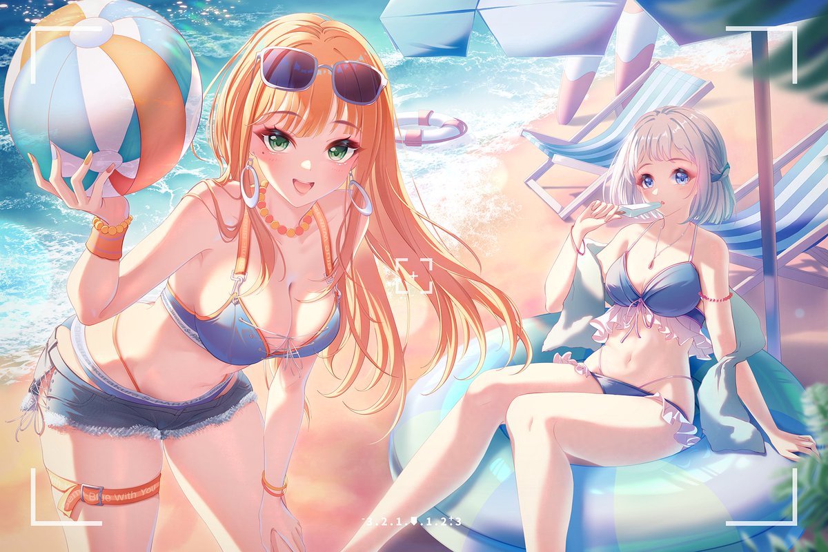 Wuke_Euco's tweet photo. Summer!
#紫雲清夏 #葛城リーリヤ
#学マス #学マスFA

(Uploading this again🙏🏻
the original pic might be a bit off💔) https://t.co/ylKTktLqtE