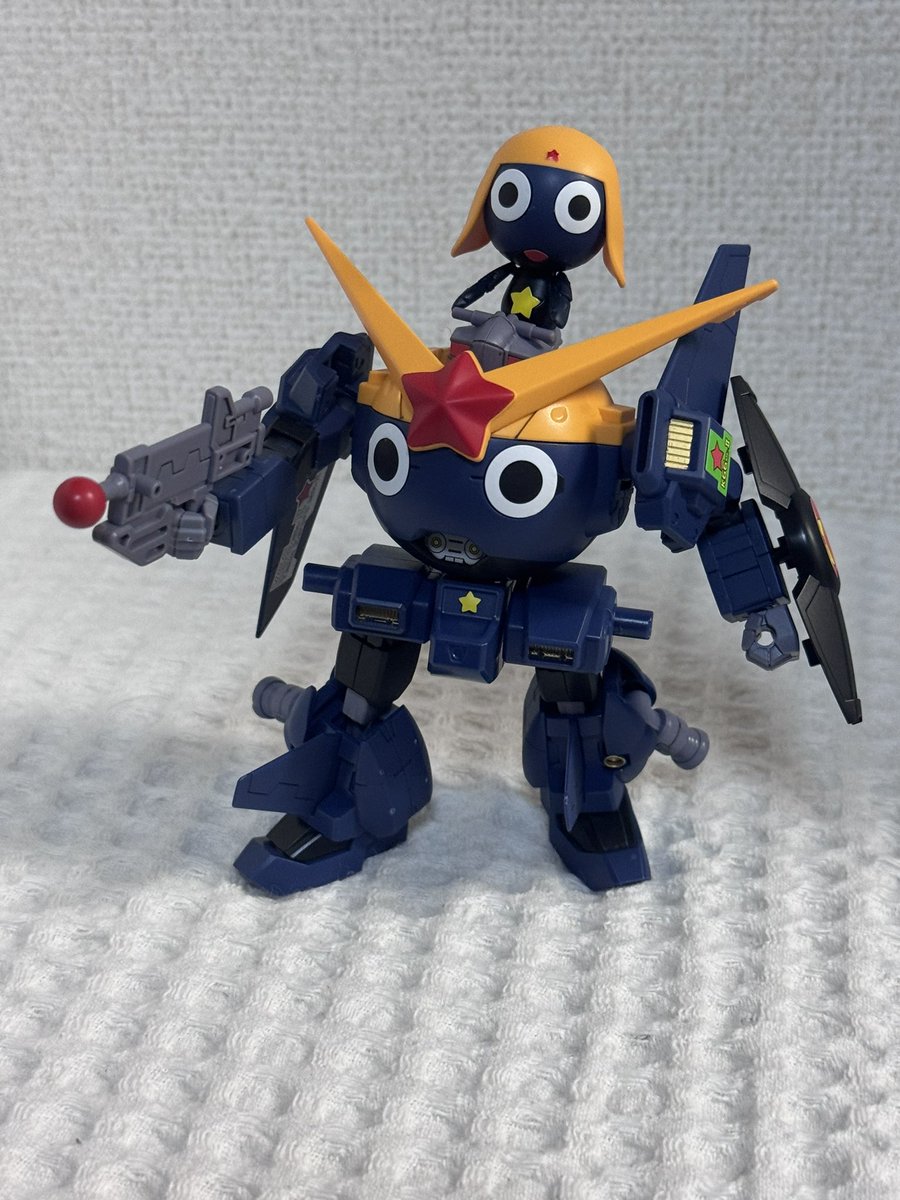 stonecold_dq10's tweet photo. 🌟ケロロロボMk-II（ティターンズカラー）完成であります
#ケロロ軍曹 https://t.co/naaJ3HLDKX