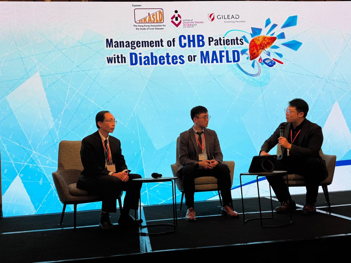 RashidLui's tweet photo. Excellent talks by @VWSWong and @RexWHHui on the management of chronic hepatitis B patients with #MAFLD or #diabetes 

#HKASLD @CUHKMedicine https://t.co/getdjYbGKj