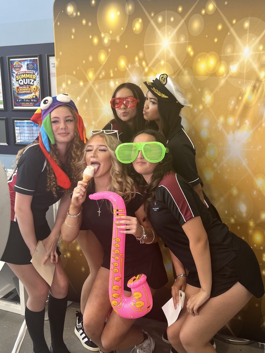 TQEA_Principal's tweet photo. A wonderfully warm afternoon spent celebrating Year 10 officially becoming Year 11! Following the awards ceremony there was time to enjoy a photo booth and a well needed ice cream.  #Graduation #Year11 https://t.co/Wm3E1wwryO