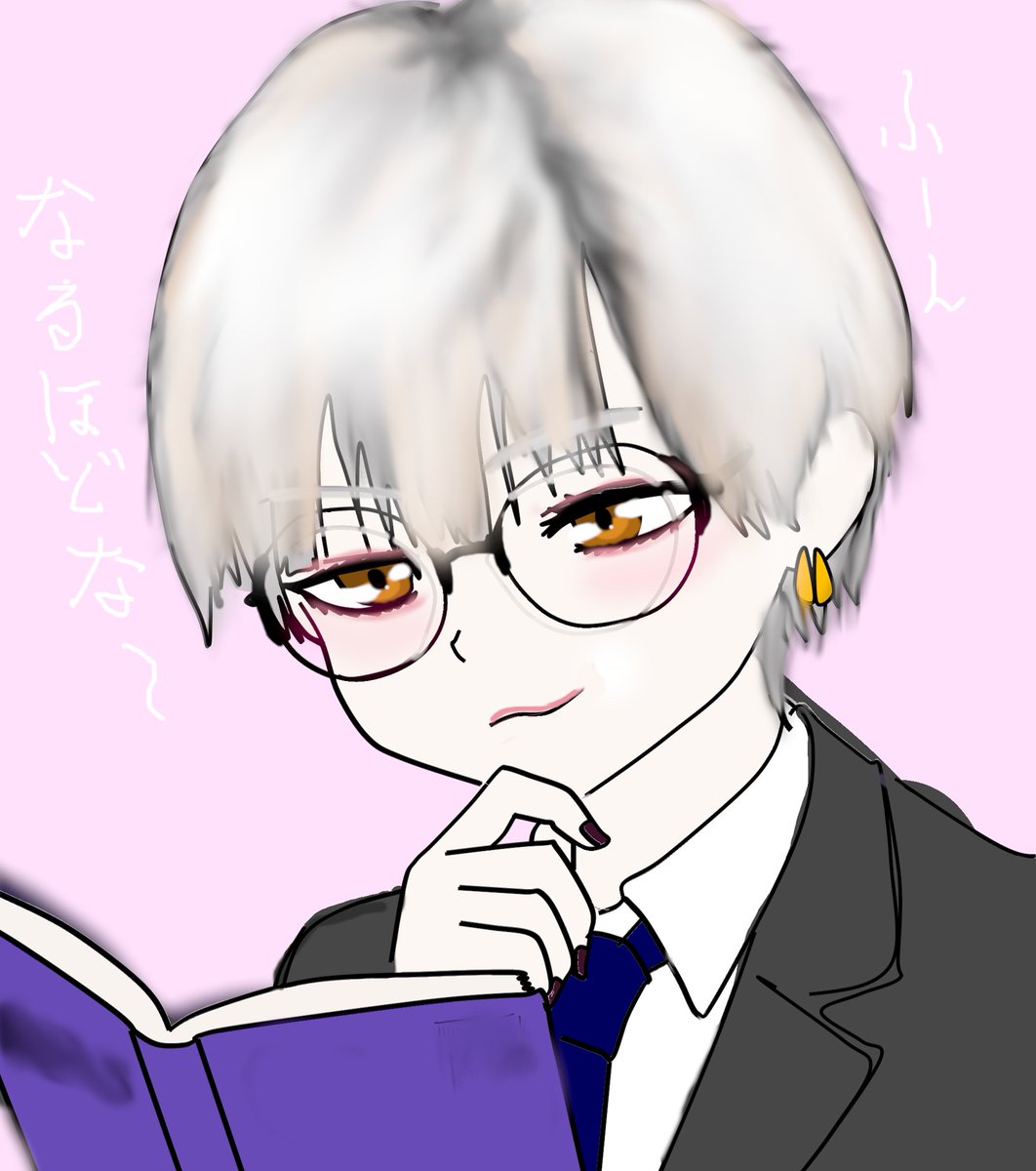 jjworker812's tweet photo. #はとむねみろ
寝れないから
かわいい読書ムネ(今＋学生服)を描きたかったんだけど
うまくいかなくて供養

ピュアっピュア？でも
真面目で冷静なら
こんな感じかと思ったけど
服装すら想像つかなくなって断念。
いつかもっかい書く

なんか可愛くなりすぎた。
結論：ハトムネがかわいいのが悪い。 https://t.co/XG0DPCHm5C