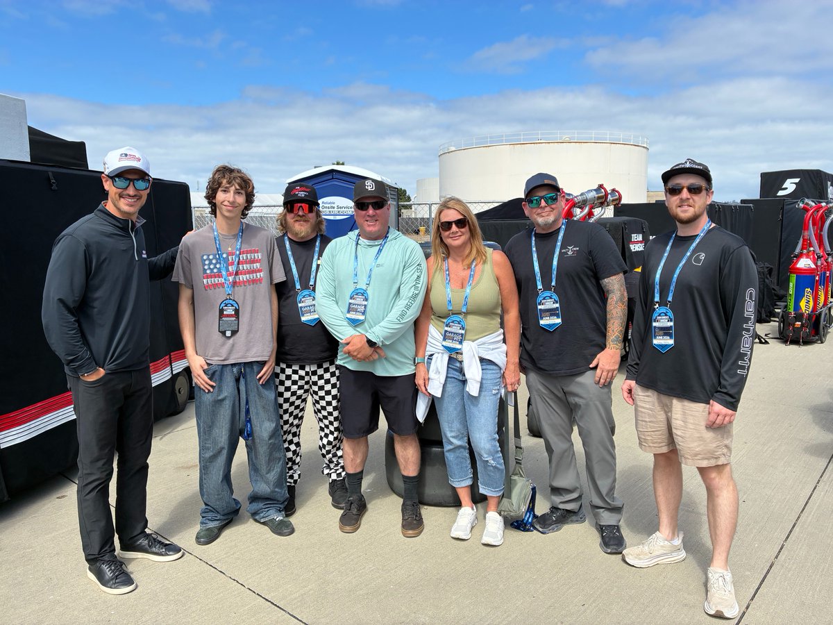 LincolnElectric's tweet photo. The first NASCAR race on an active military base did not disappoint. The Lincoln Electric crew was there for the inaugural NASCAR San Diego Weekend at Naval Base Coronado. What a weekend!

#WeldRed #WeldRedNation #NASCAR #NASCARSanDiego https://t.co/7zxn8Y3Thu